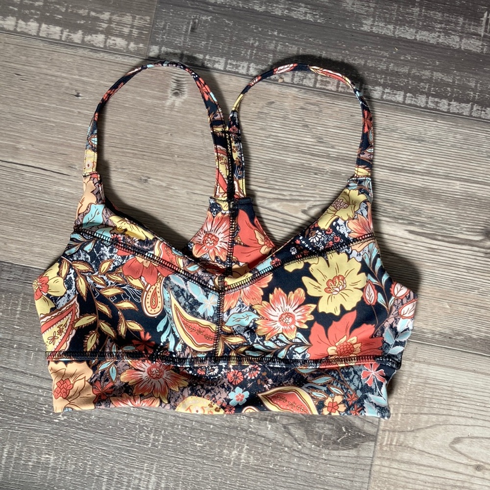 Floral Sports Bra